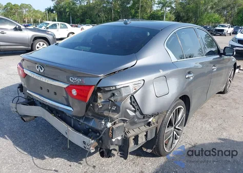 2015 Infiniti Q50 Sport из США, поврежденный, VIN JN1BV7AR3FM390743